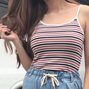 Striped bodysuit size S